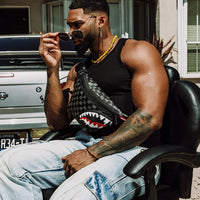 DRIPPING SHARKS IN PARIS SAVVY CROSSBODY