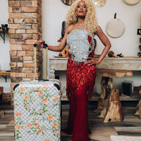 Ai FLORAL FULL SIZE LUGGAGE