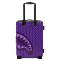 PURPLE SHARK SHARKS IN PARIS CARRY-ON LUGGAGE