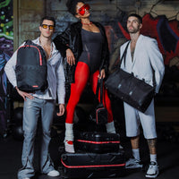 PRINTED ZIPPER SHARK CARRY-ON LUGGAGE