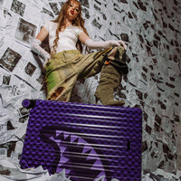 PURPLE SHARK SHARKS IN PARIS FULL-SIZE LUGGAGE