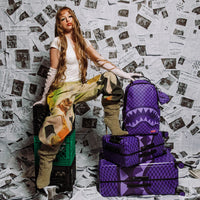 PURPLE SHARK SHARKS IN PARIS FULL-SIZE LUGGAGE