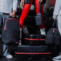 PRINTED ZIPPER SHARK FULL-SIZE LUGGAGE