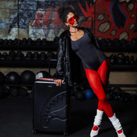 PRINTED ZIPPER SHARK FULL-SIZE LUGGAGE