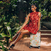 Ai FLORAL CARRY-ON LUGGAGE