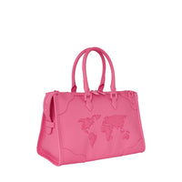 JAMES GLOBAL PINK PYRAMID DUFFLE