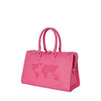 JAMES GLOBAL PINK PYRAMID DUFFLE