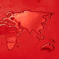 JAMES GLOBAL RED PYRAMID LARGE DUFFLE