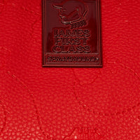 JAMES GLOBAL RED PYRAMID LARGE DUFFLE