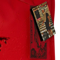 JAMES GLOBAL RED PYRAMID LARGE DUFFLE