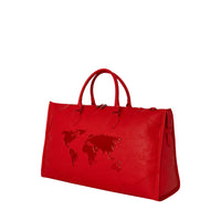 JAMES GLOBAL RED PYRAMID LARGE DUFFLE