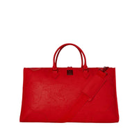 JAMES GLOBAL RED PYRAMID LARGE DUFFLE