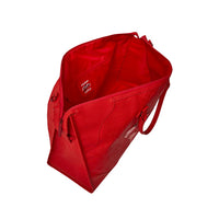 JAMES GLOBAL RED PYRAMID LARGE DUFFLE