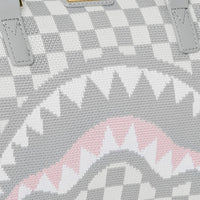 KNIT SHARKS IN PARIS IN CREAM MINI DUFFLE