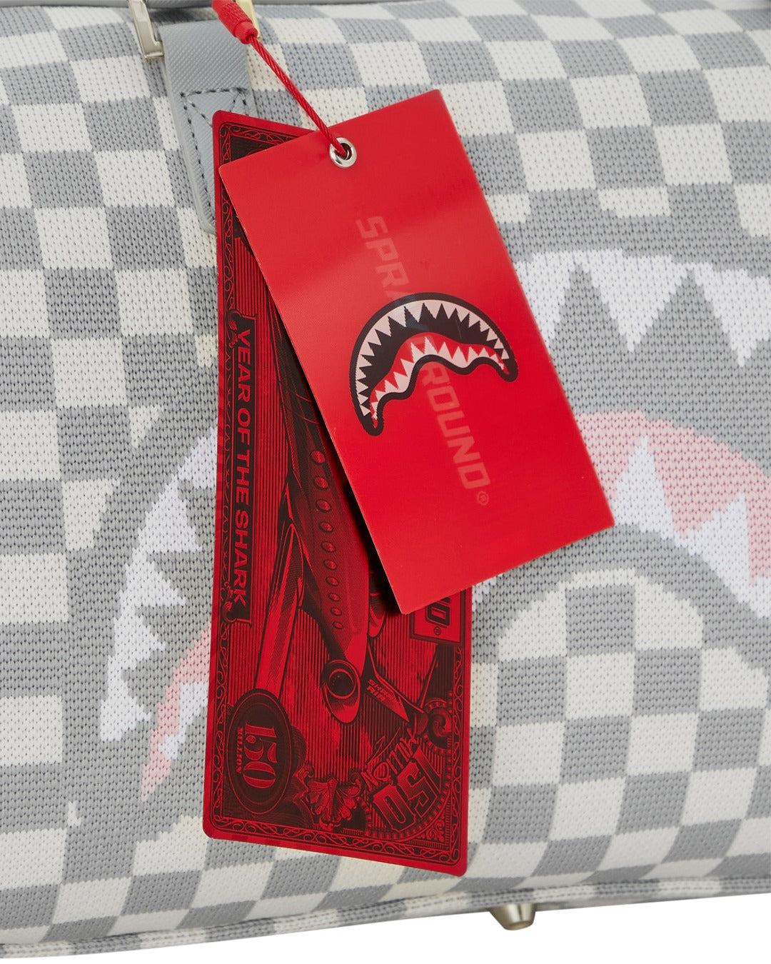 KNIT SHARKS IN PARIS IN CREAM MINI DUFFLE