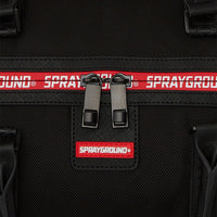PRINTED ZIPPER SHARK DUFFLE