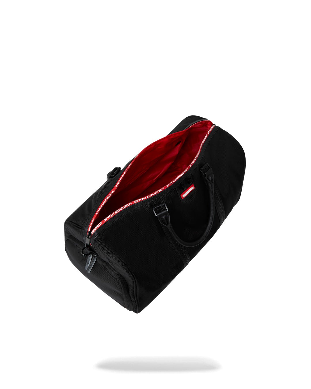 PRINTED ZIPPER SHARK DUFFLE