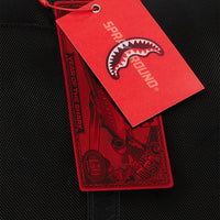 PRINTED ZIPPER SHARK DUFFLE