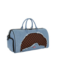 DENIM SHARK DUFFLE