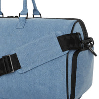 DENIM SHARK DUFFLE