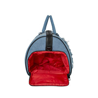 DENIM SHARK DUFFLE