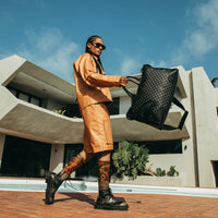 MIDNIGHT CHATEAU PYRAMID DUFFLE