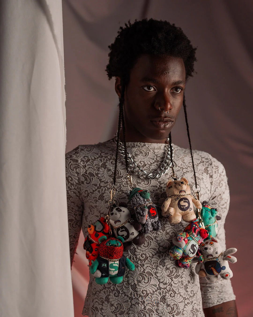 YOUNG X-RAY BEAR KEYCHAIN