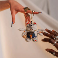 UFO SPACED OUT BEAR KEYCHAIN