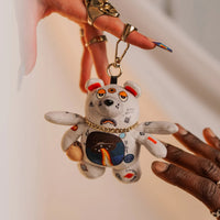 UFO SPACED OUT BEAR KEYCHAIN