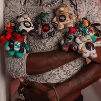 SKI MASK BEAR KEYCHAIN
