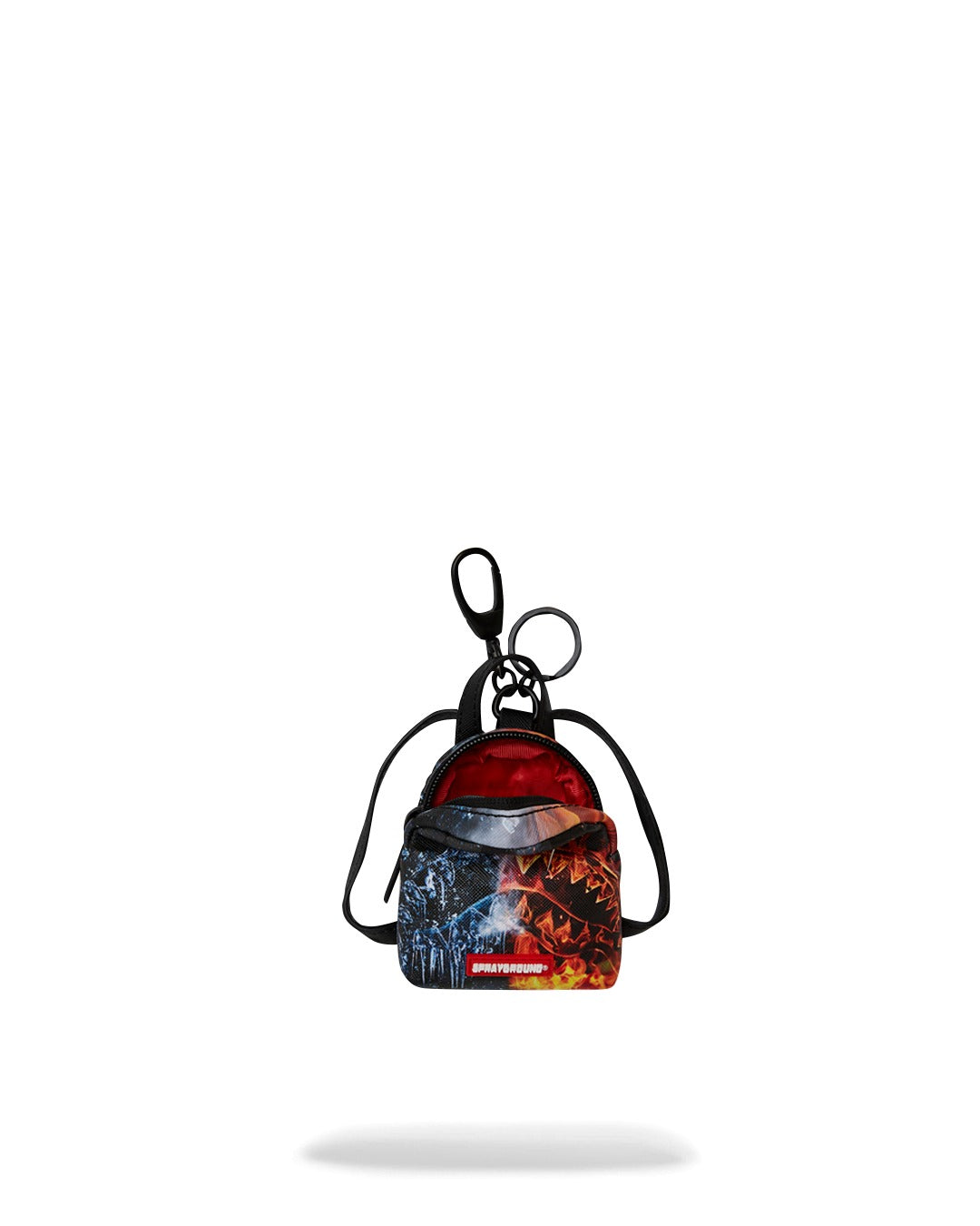 FIRE & ICE SHARK KEYCHAIN