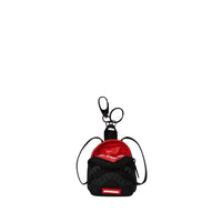 PRINTED ZIPPER SHARK KEYCHAIN