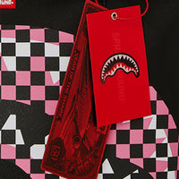 SHARK CENTRAL BREAKUP CHECK SORBET GREY TOTE