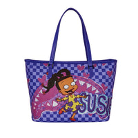 SUSIE CRAYON SHARK MESSENGER TOTE
