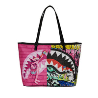 PINK PANTHER PAINTING TOTE