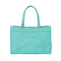 TIFF BLUE STUD TORTUGA TOTE