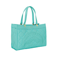TIFF BLUE STUD TORTUGA TOTE