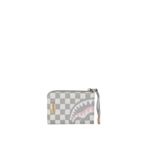 KNIT SHARKS IN PARIS IN CREAM WALLET