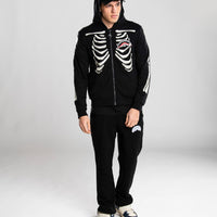 GLOW IN THE DARK SHARK BONE DOUBLE FULL-ZIP