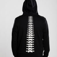 GLOW IN THE DARK SHARK BONE DOUBLE FULL-ZIP