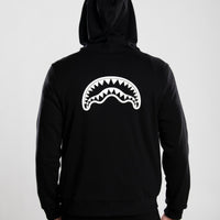GLOW IN THE DARK SHARK BONE DOUBLE FULL-ZIP
