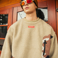 CAMO TEDDY CREWNECK