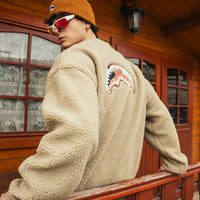 CAMO TEDDY CREWNECK