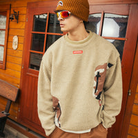 CAMO TEDDY CREWNECK