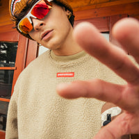 CAMO TEDDY CREWNECK