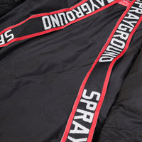 GREY CHECK DOWN JACKET