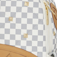 CREAM HENNY QUILT PUFF BACKPACK