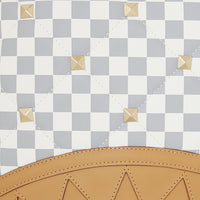 CREAM HENNY QUILT PUFF BACKPACK