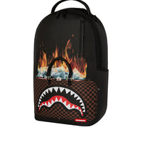 BAG OF MONEY ON FIRE BACKPACK