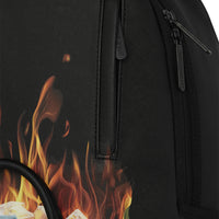 BAG OF MONEY ON FIRE BACKPACK